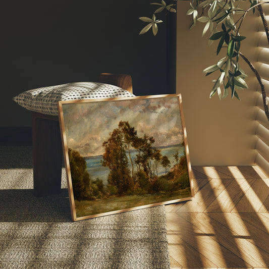 Lámina decorativa – Paisaje clásico francés