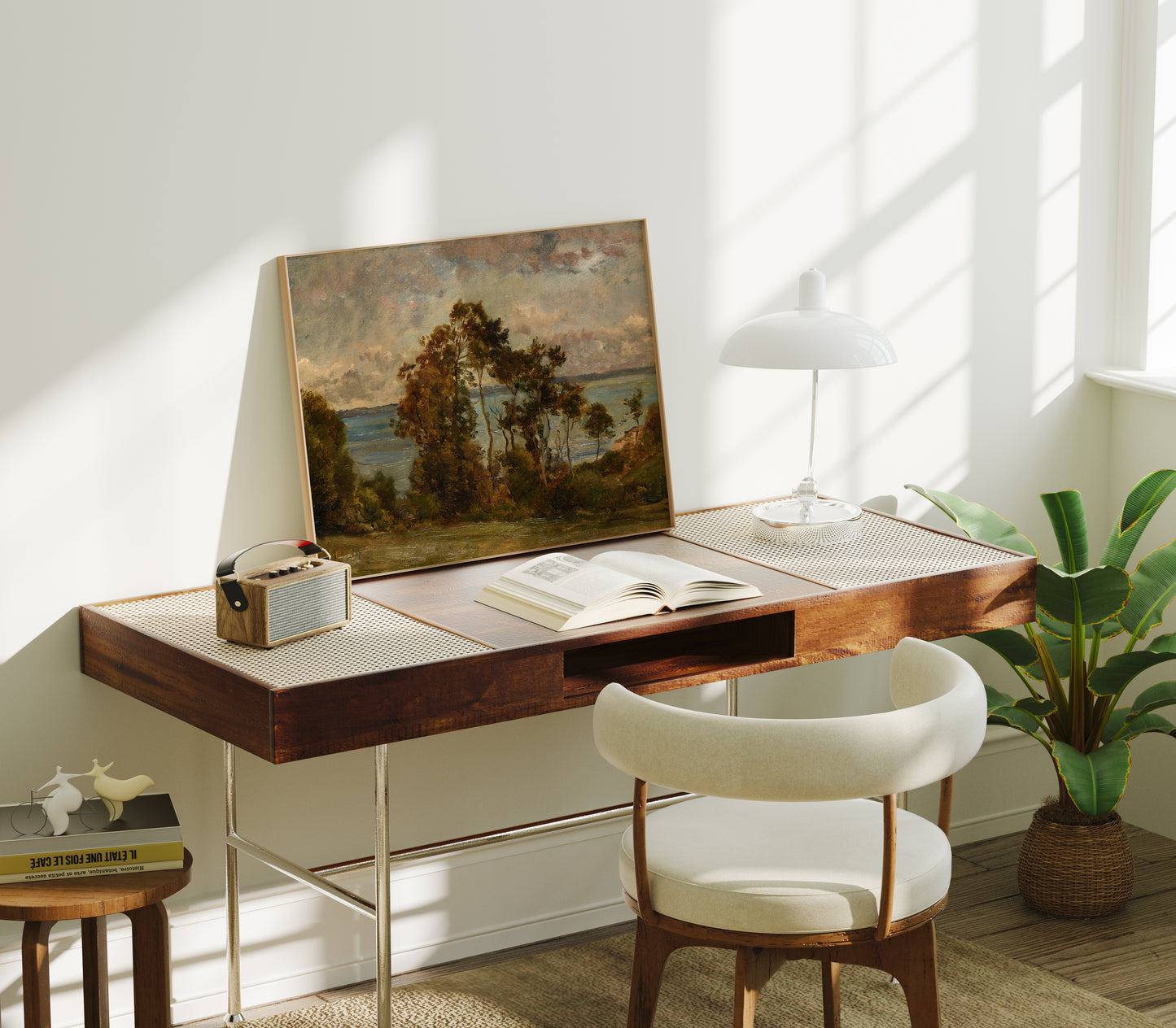Lámina decorativa – Paisaje clásico francés