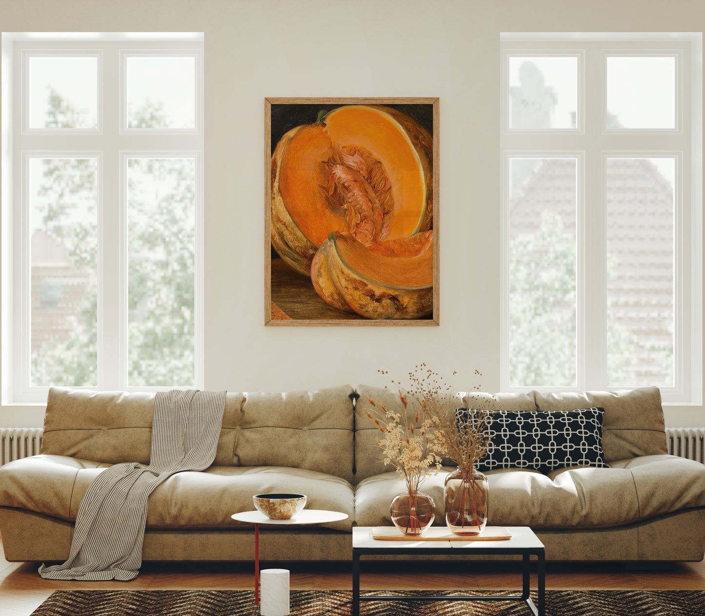 Lámina decorativa – Calabaza vintage