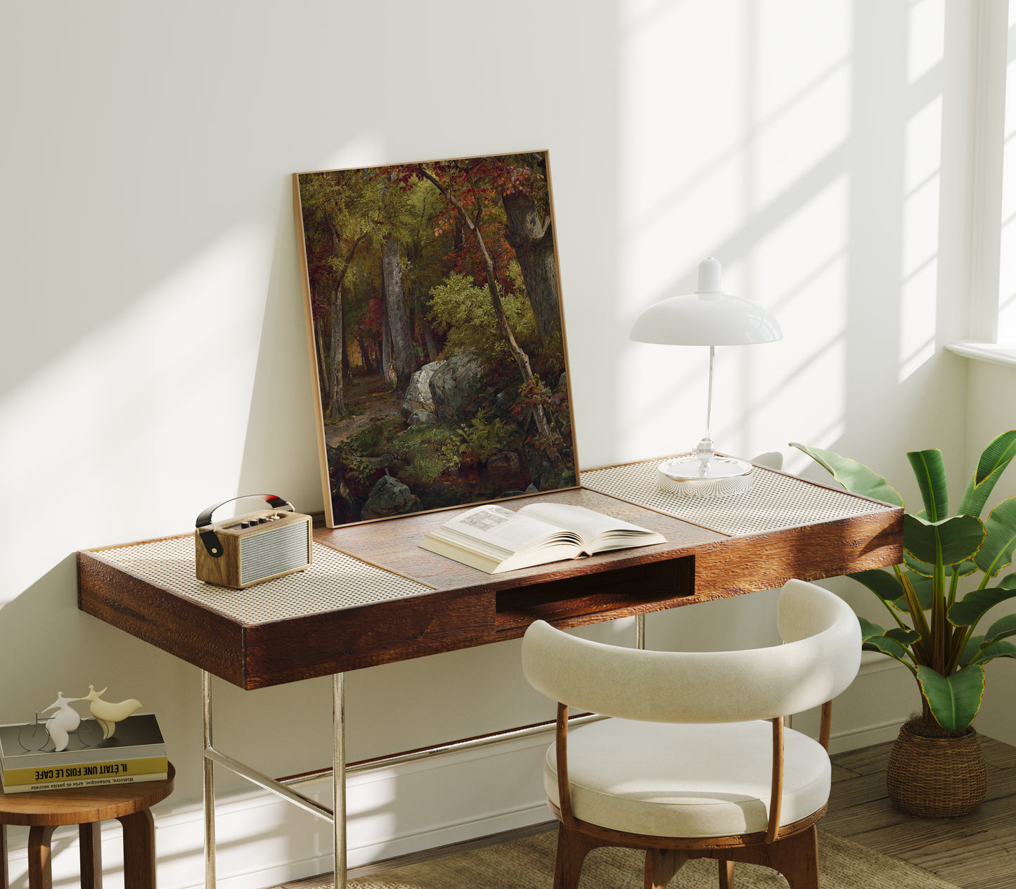 Lámina decorativa – Paisaje otoñal clásico
