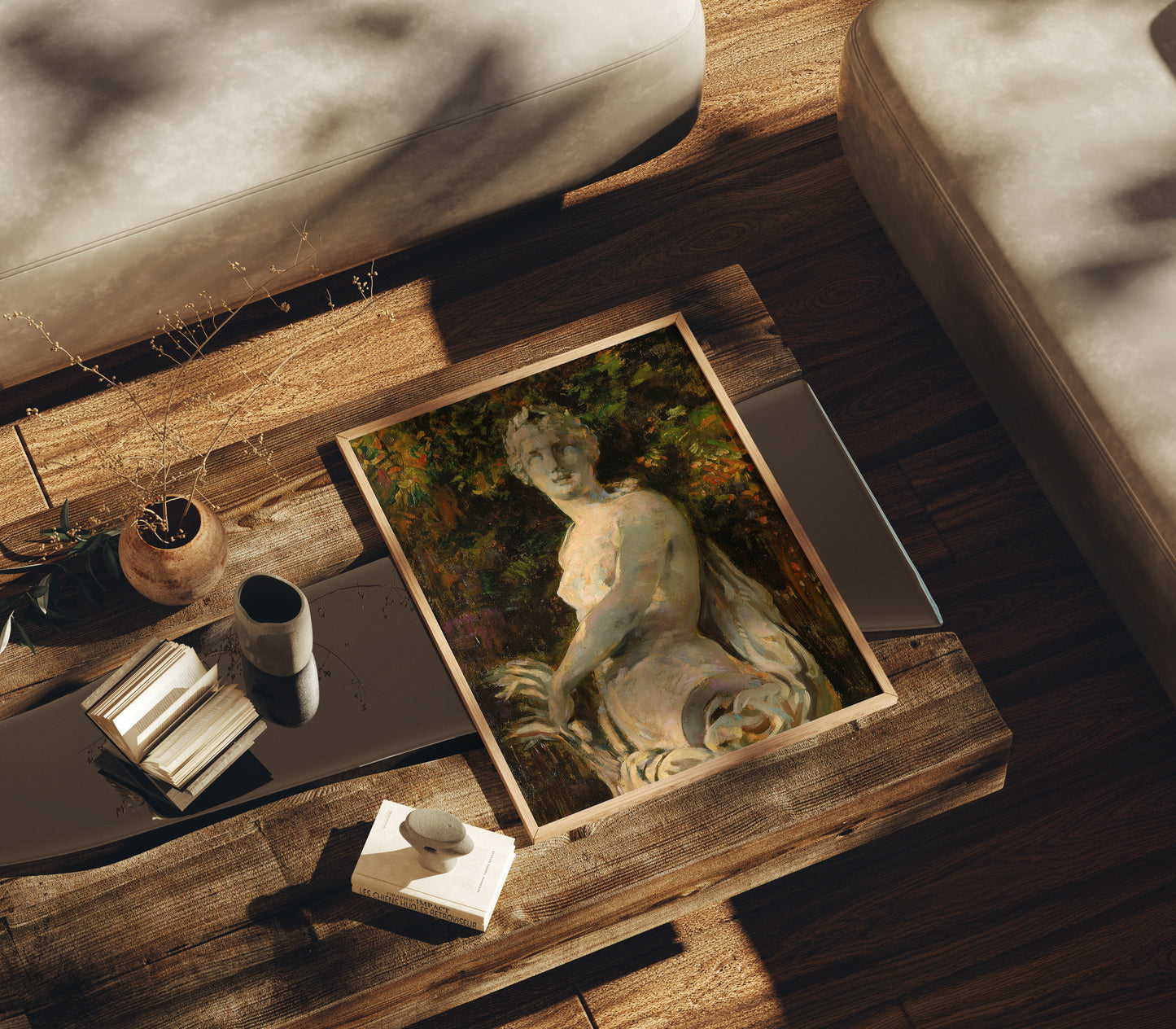 Lámina decorativa – Escena clásica mitológica
