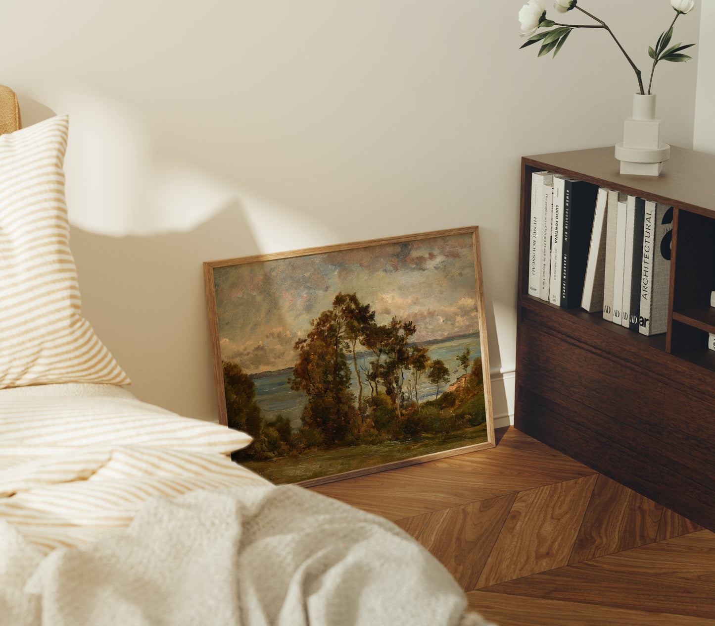 Lámina decorativa – Paisaje clásico francés