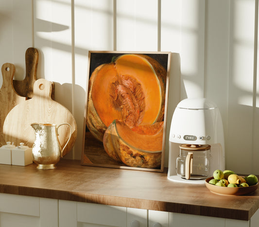 Lámina decorativa – Calabaza vintage