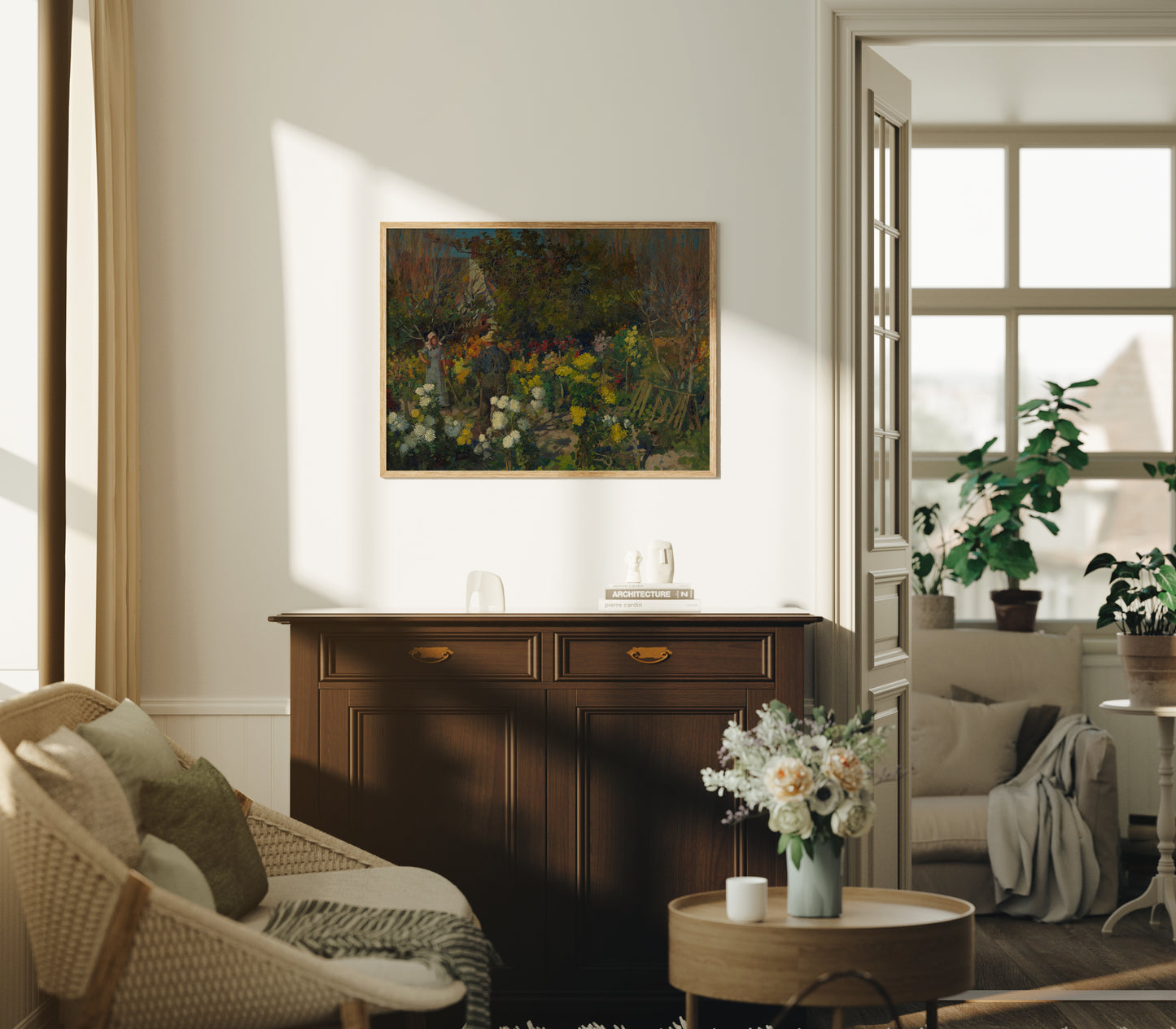 Lámina decorativa – Flores otoñales