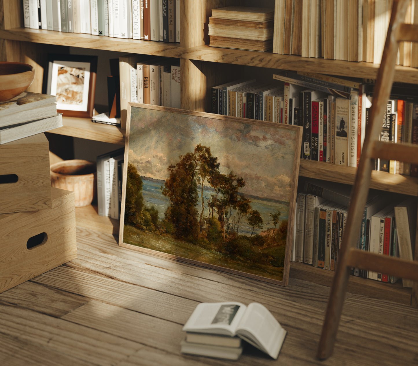 Lámina decorativa – Paisaje clásico francés
