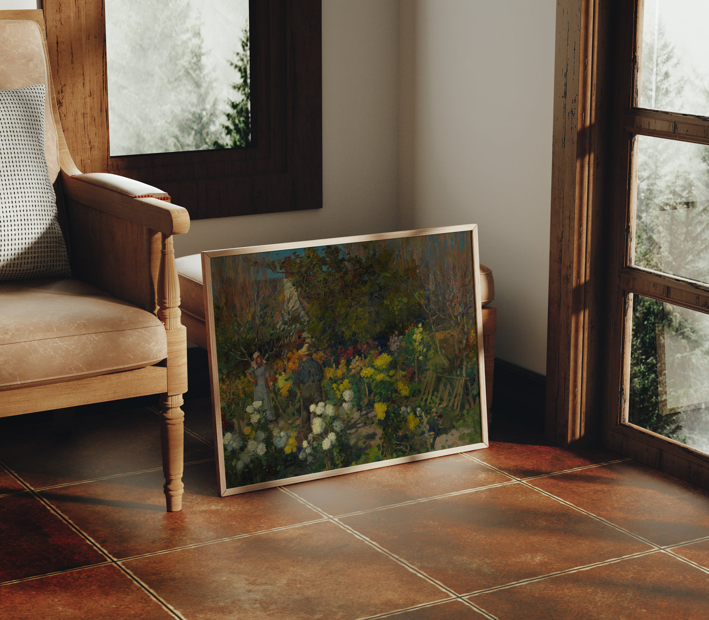 Lámina decorativa – Flores otoñales