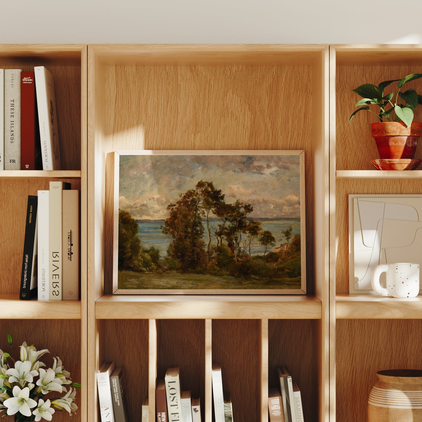 Lámina decorativa – Paisaje clásico francés
