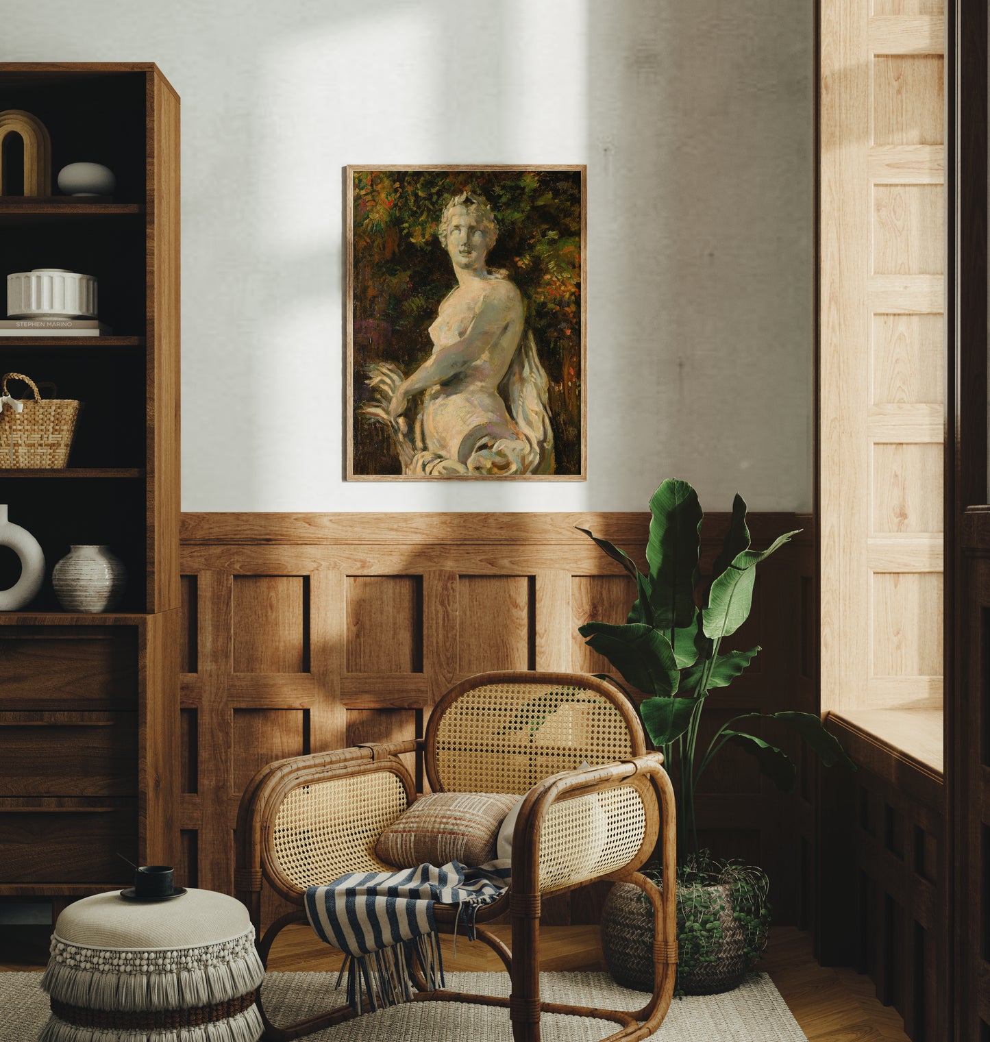 Lámina decorativa – Escena clásica mitológica