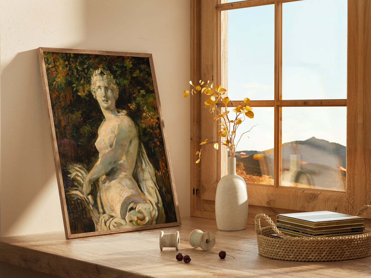 Lámina decorativa – Escena clásica mitológica