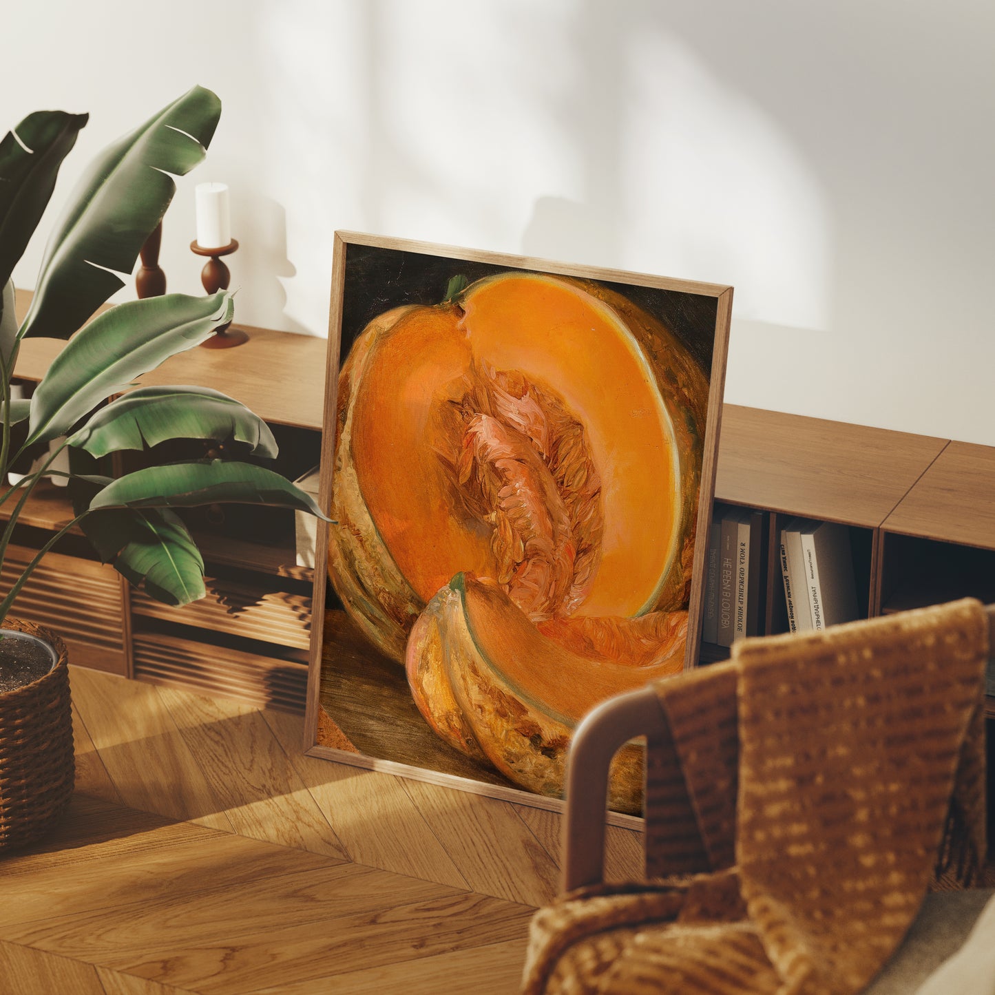 Lámina decorativa – Calabaza vintage
