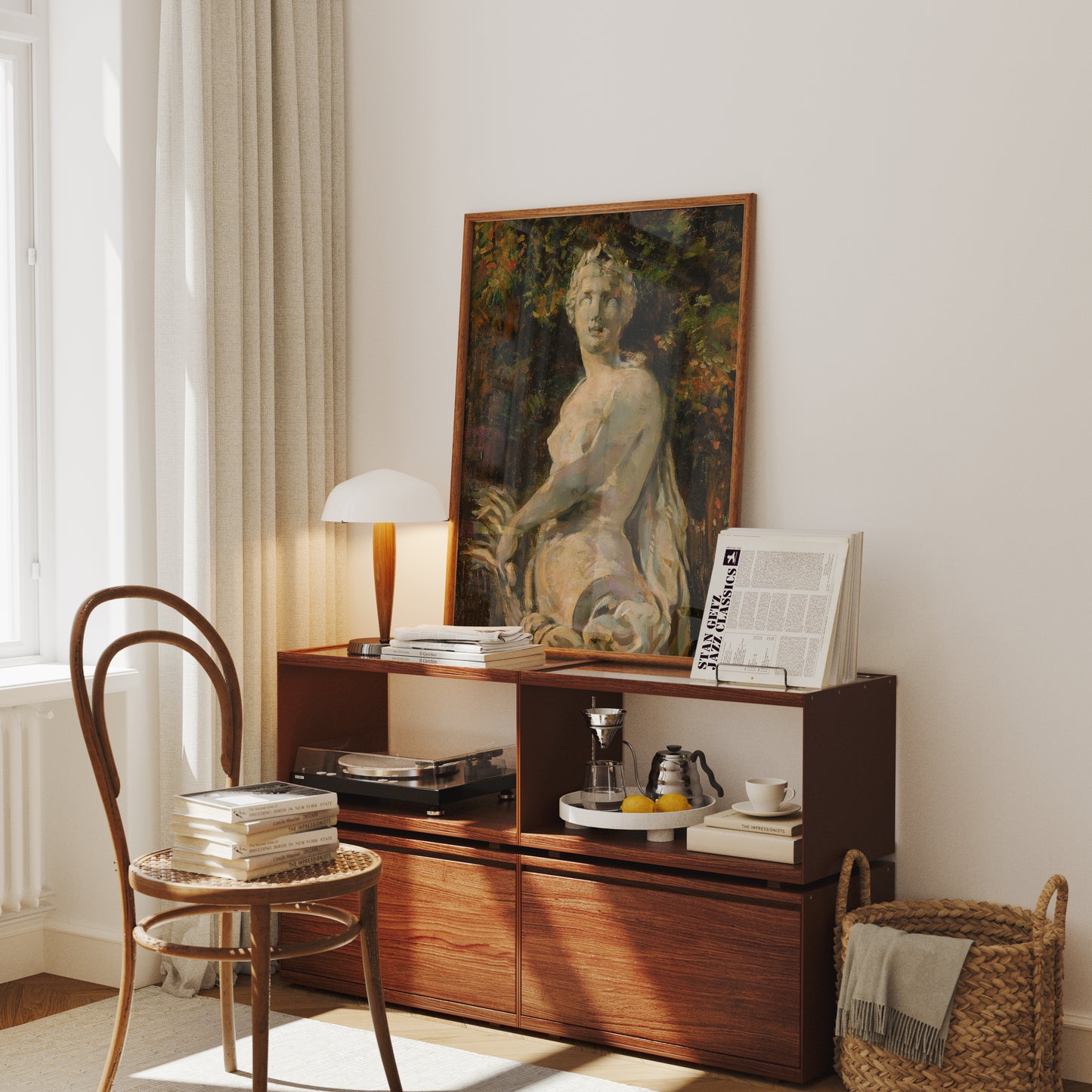 Lámina decorativa – Escena clásica mitológica