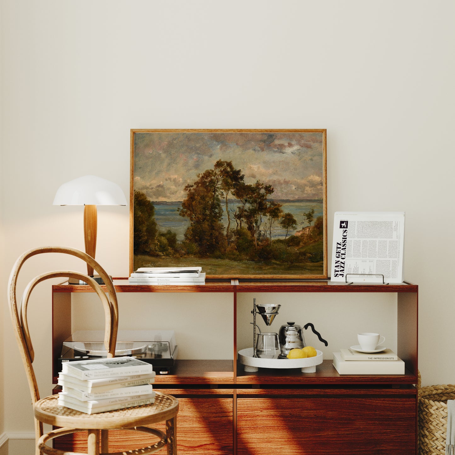 Lámina decorativa – Paisaje clásico francés