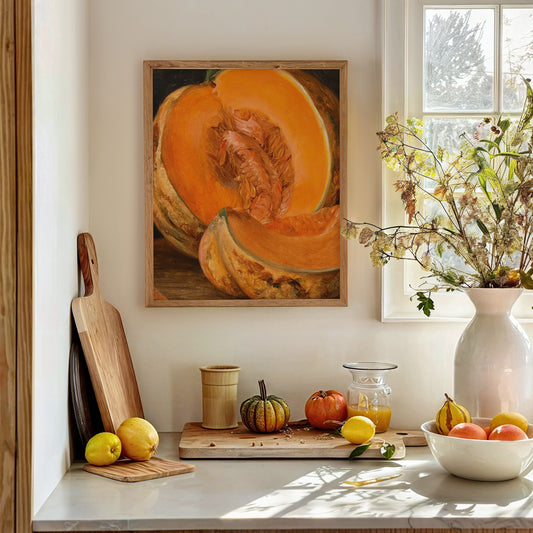 Lámina decorativa – Calabaza vintage