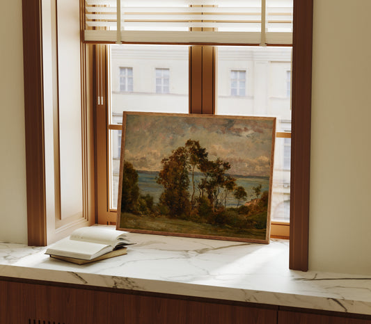 Lámina decorativa – Paisaje clásico francés