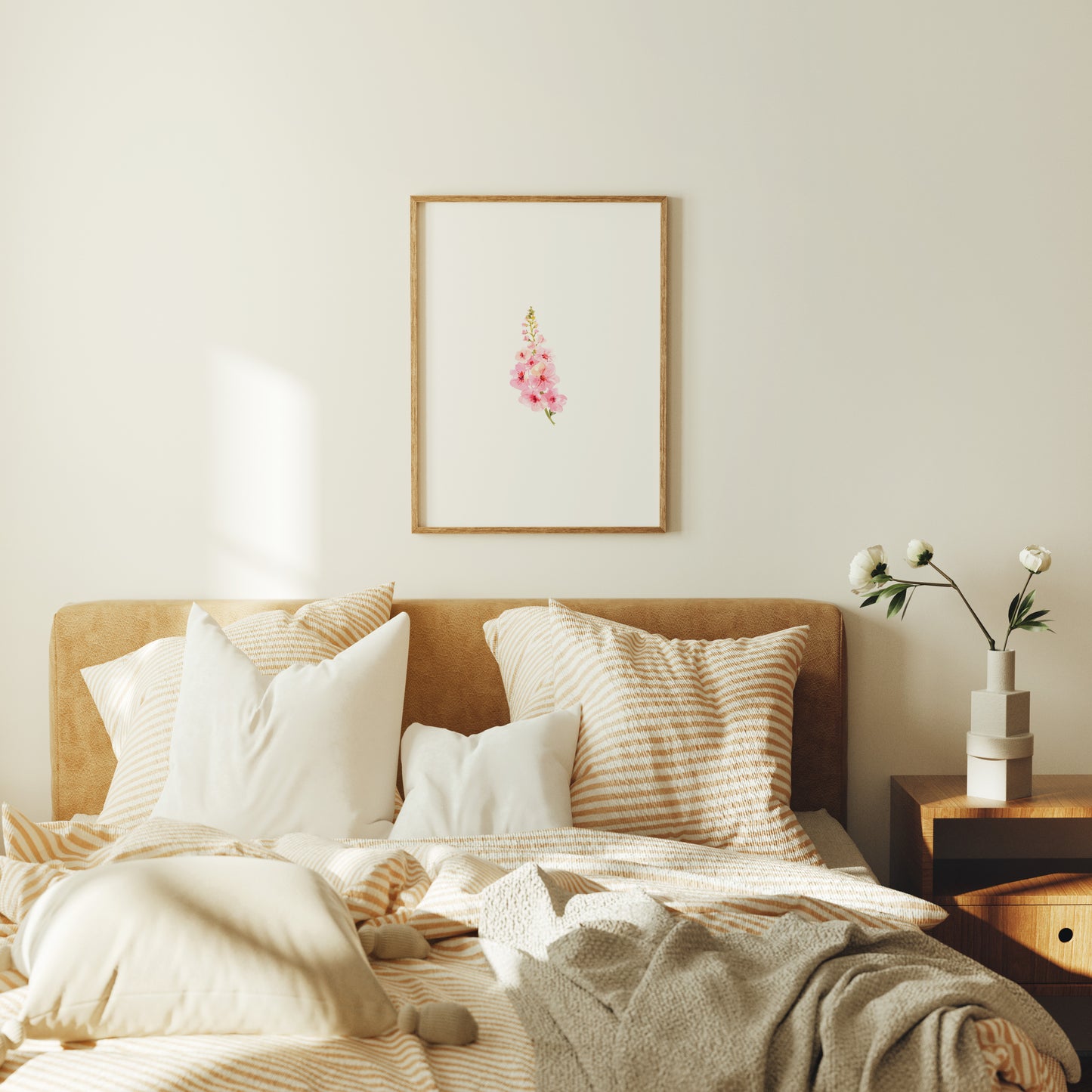 Ilustración flor rosa